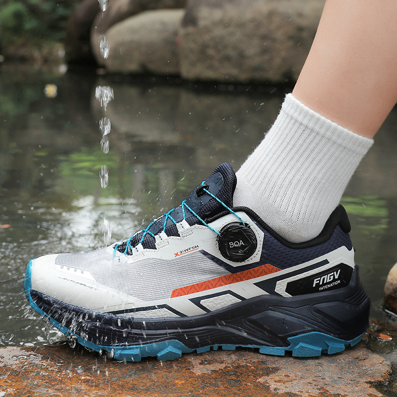 Mychonly Woven TPU Mesh EVA Rubber Hiking Sneakers