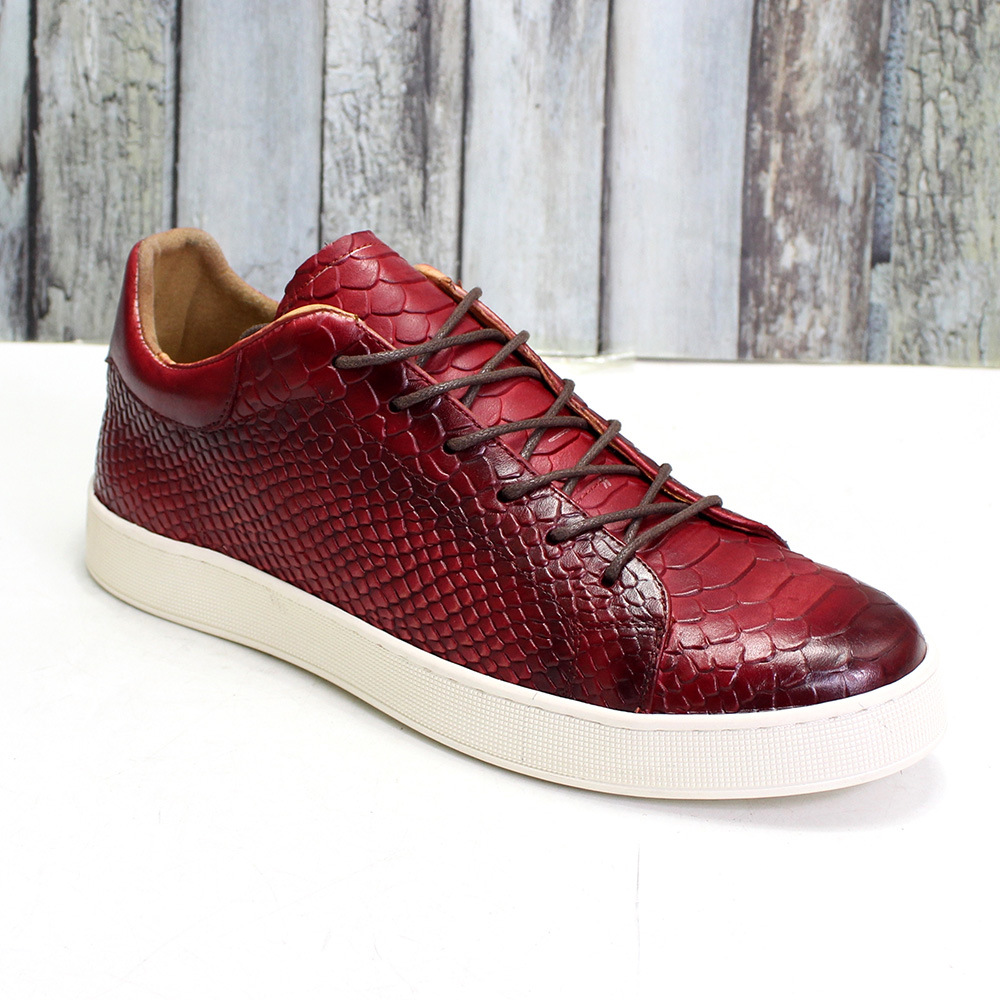 Mychonly Full-Grain Leather Microfiber Rubber Sneakers – Everyday Comfort