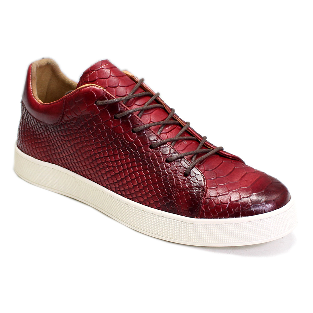 Mychonly Full-Grain Leather Microfiber Rubber Sneakers – Everyday Comfort