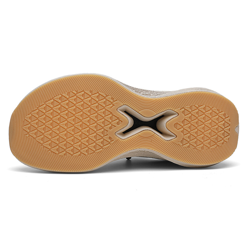 Mychonly Microfiber Cotton Fabric Popcorn Foam Rubber Running Sneakers