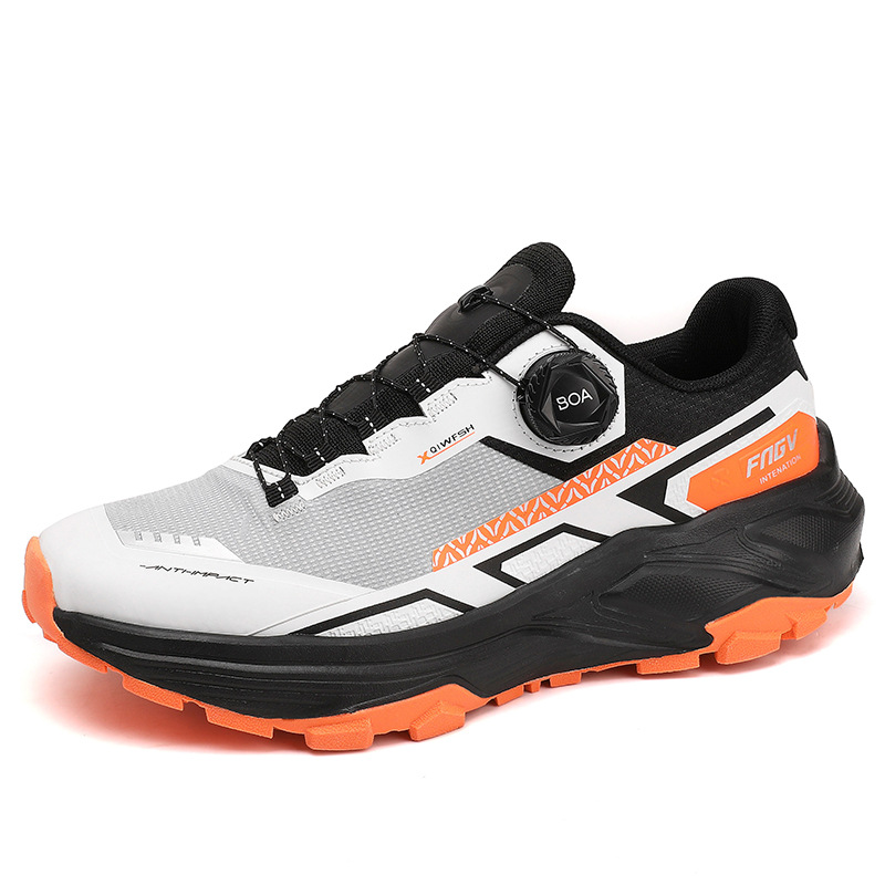 Mychonly Woven TPU Mesh EVA Rubber Hiking Sneakers