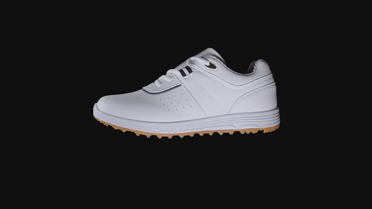 Mychonly Microfiber Cotton Fabric MD TPU Golf Shoes